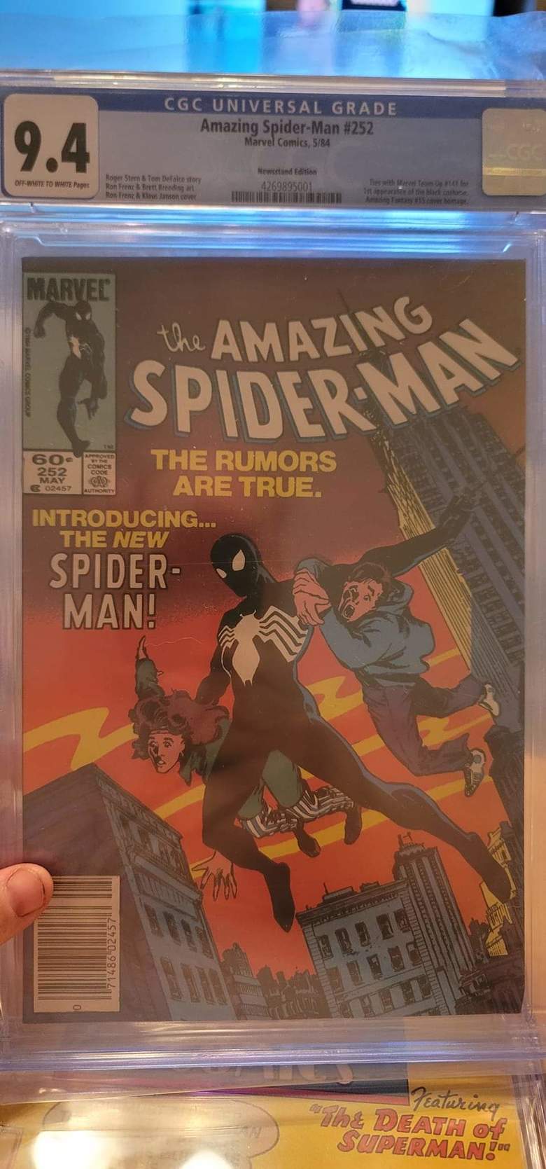 Amazing spiderman 252 newsstand